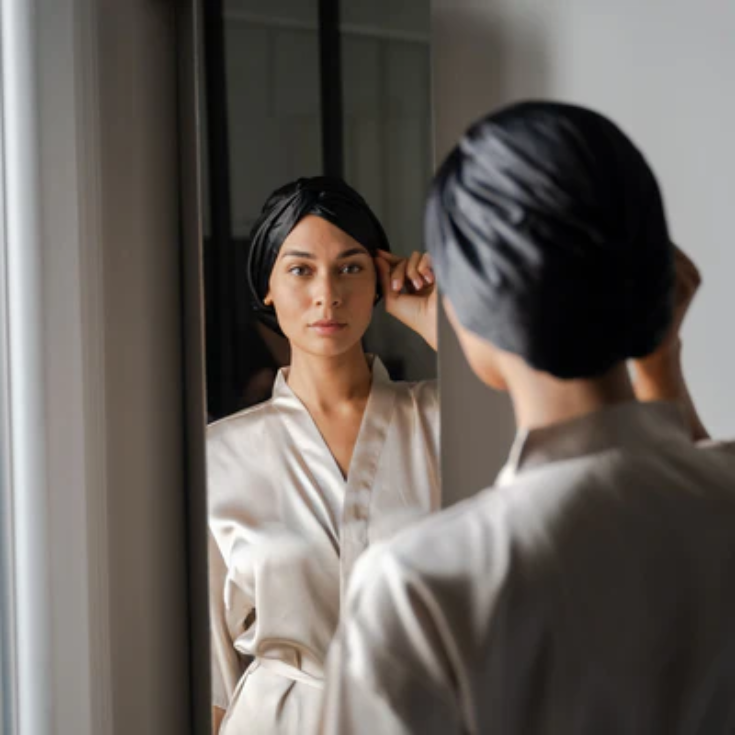 satin turban - Velournuit